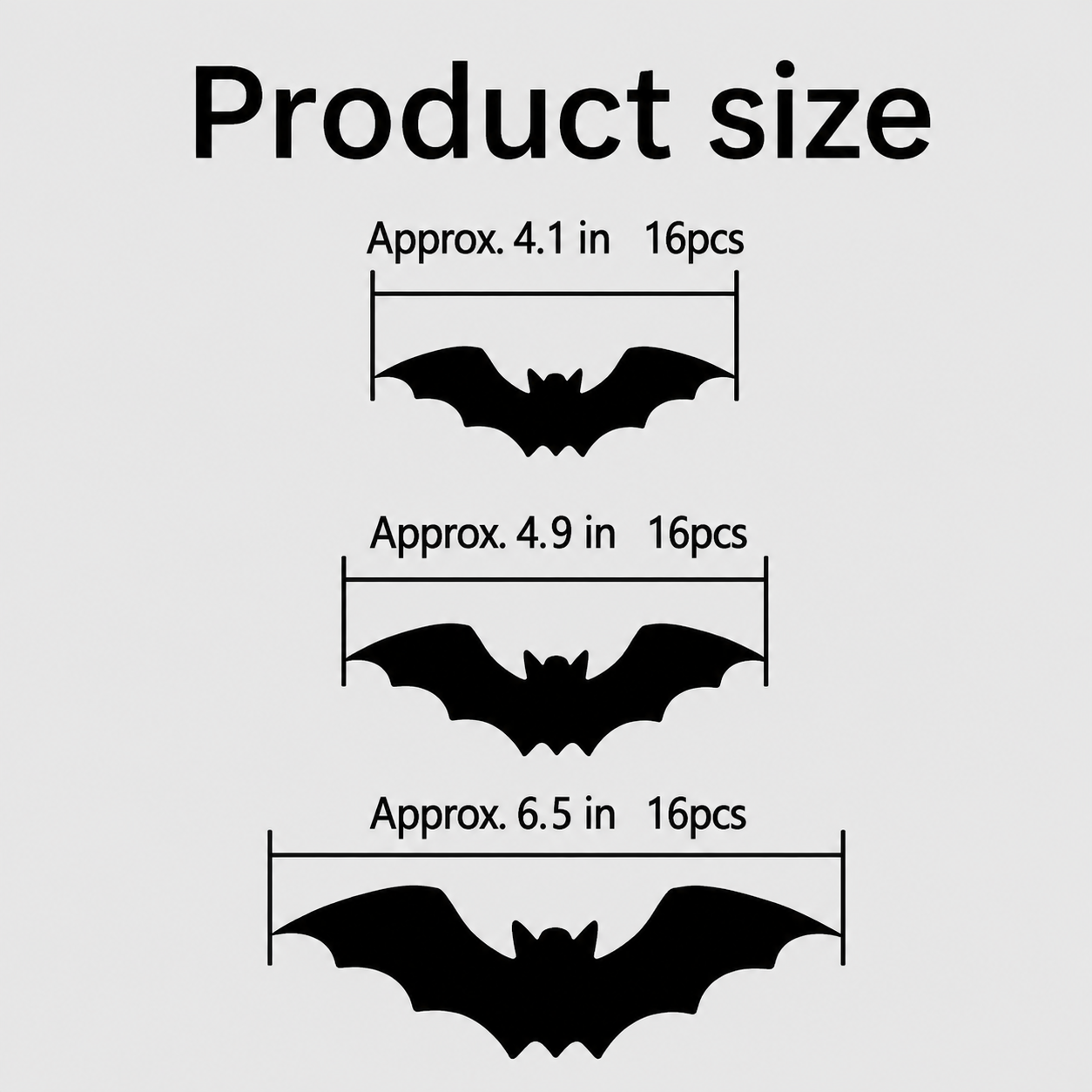 Halloween 3D Lighted LED Flashing Bats