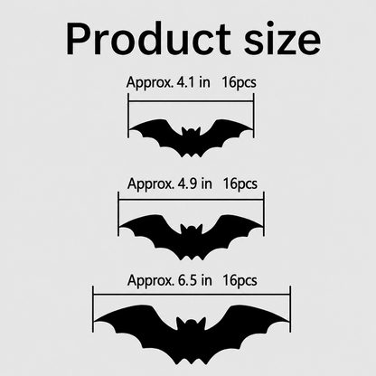 Halloween 3D Lighted LED Flashing Bats