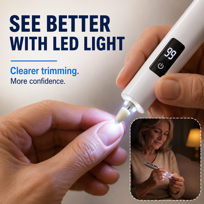 🔥Last Day 50% OFF✨ Electric Nail Grinder With LED Light