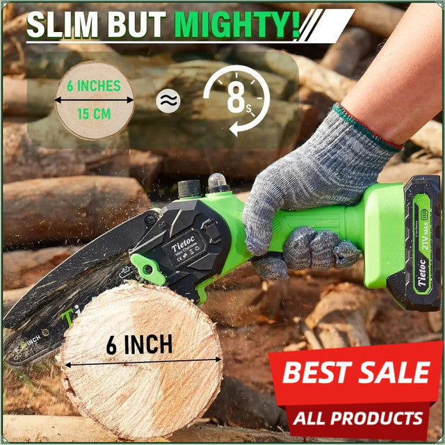 Mini Cordless Chainsaw 6'