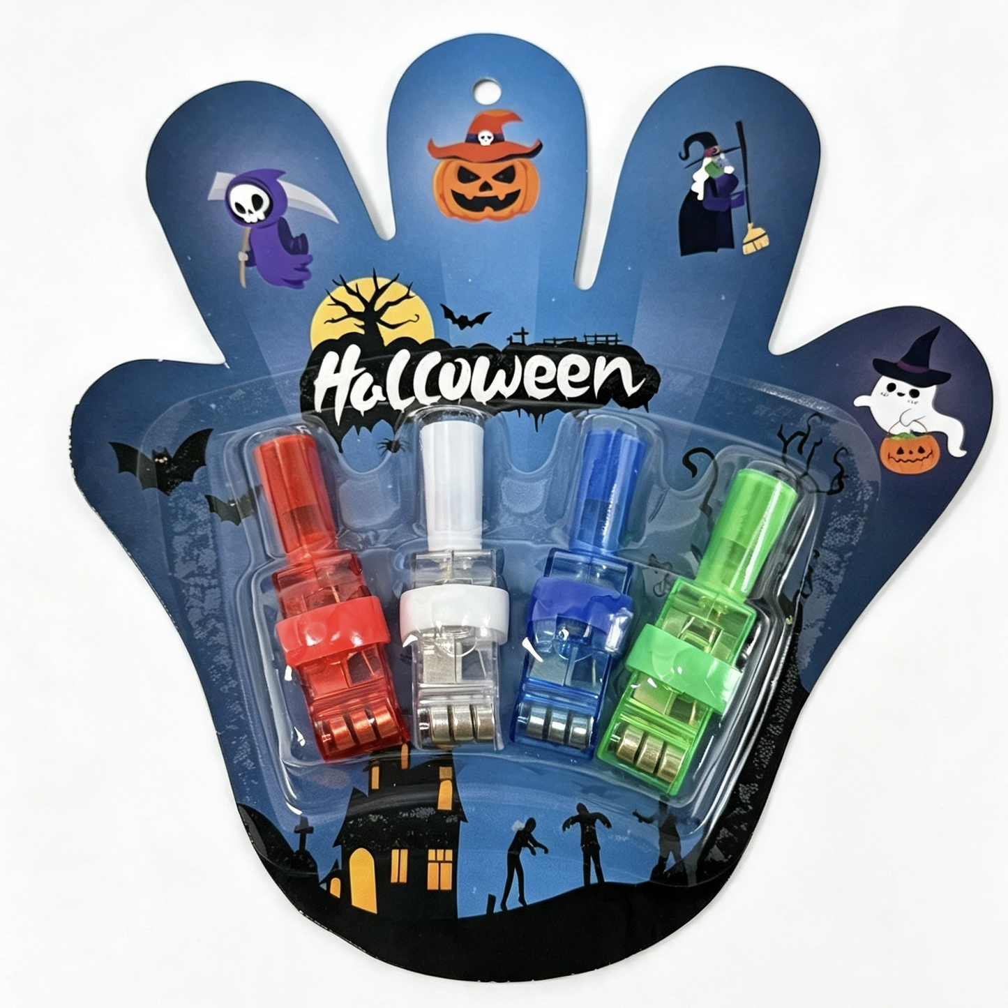 🎃 Halloween Finger Projector Lights – Mini Pattern Projector