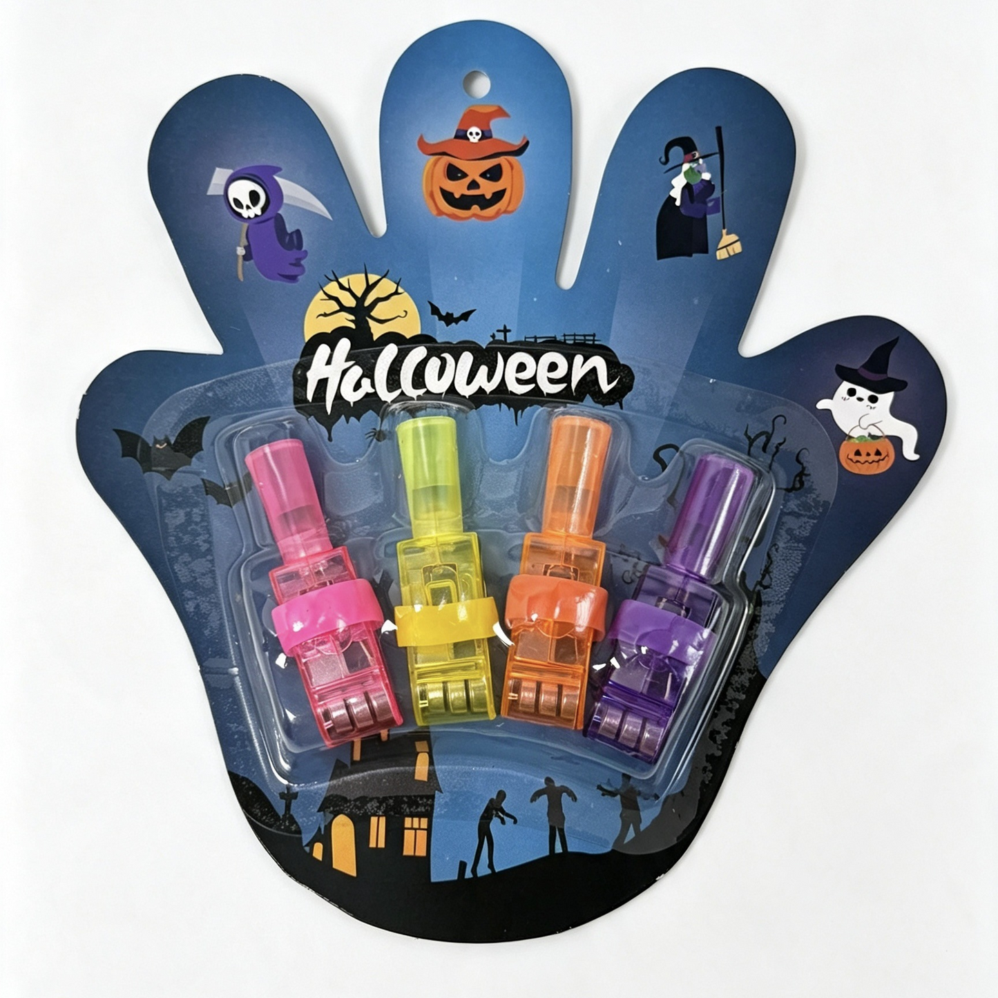 🎃 Halloween Finger Projector Lights – Mini Pattern Projector