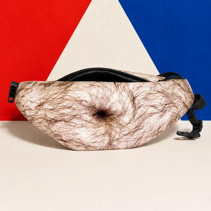 🍺Ultra-Realistic Dad Bod Fanny Pack – Funny Beer Belly Waist Bag