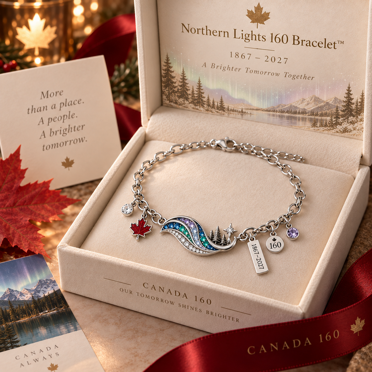🍁 Canada 160 Heritage Bracelet Collection™ – 1867–2027 Commemorative Keepsake