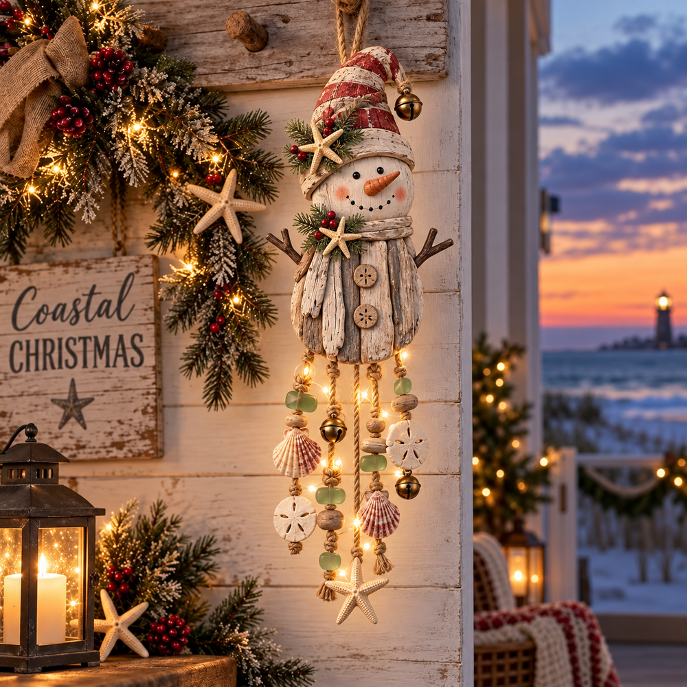 Coastal Snowman