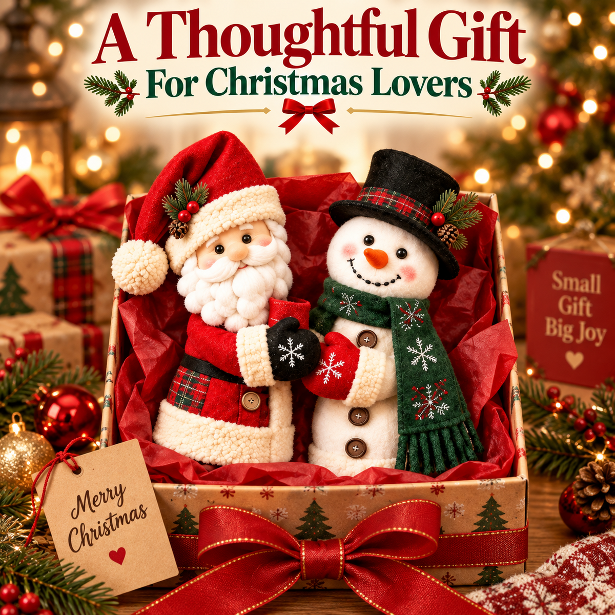 🎅 Christmas Kitchen Handle Huggers™ – Santa & Snowman Decor