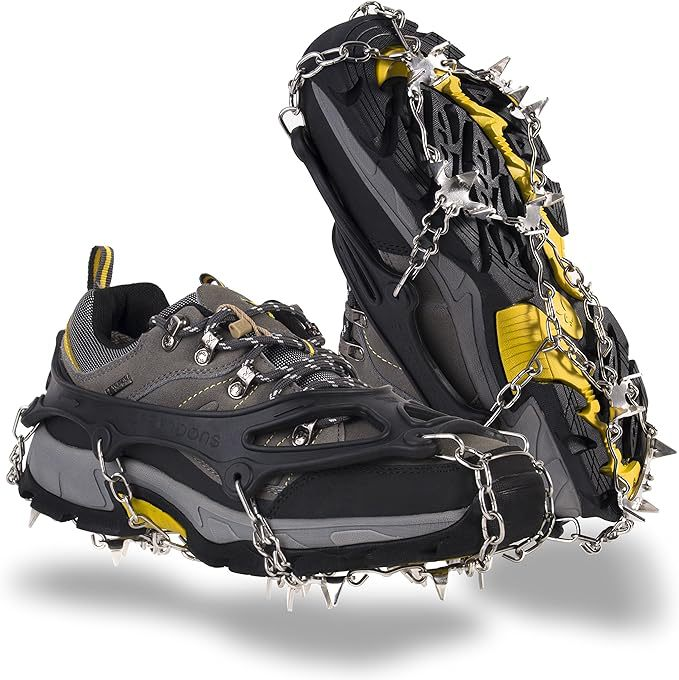 🧊 50% OFF Ice Cleats for Shoes – Anti-Slip Snow Grips for Winter Walking & Hiking