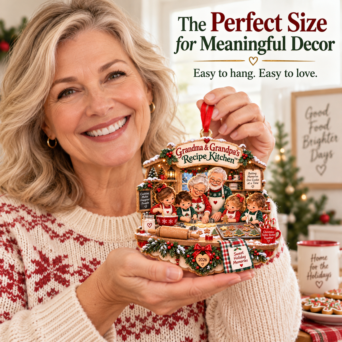 🎄 Grandma & Grandpa’s Recipe Kitchen™ – Christmas Family Baking Keepsake ❤️
