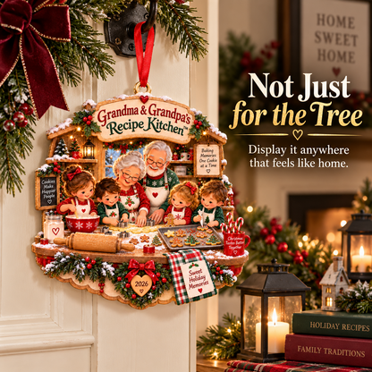 🎄 Grandma & Grandpa’s Recipe Kitchen™ – Christmas Family Baking Keepsake ❤️