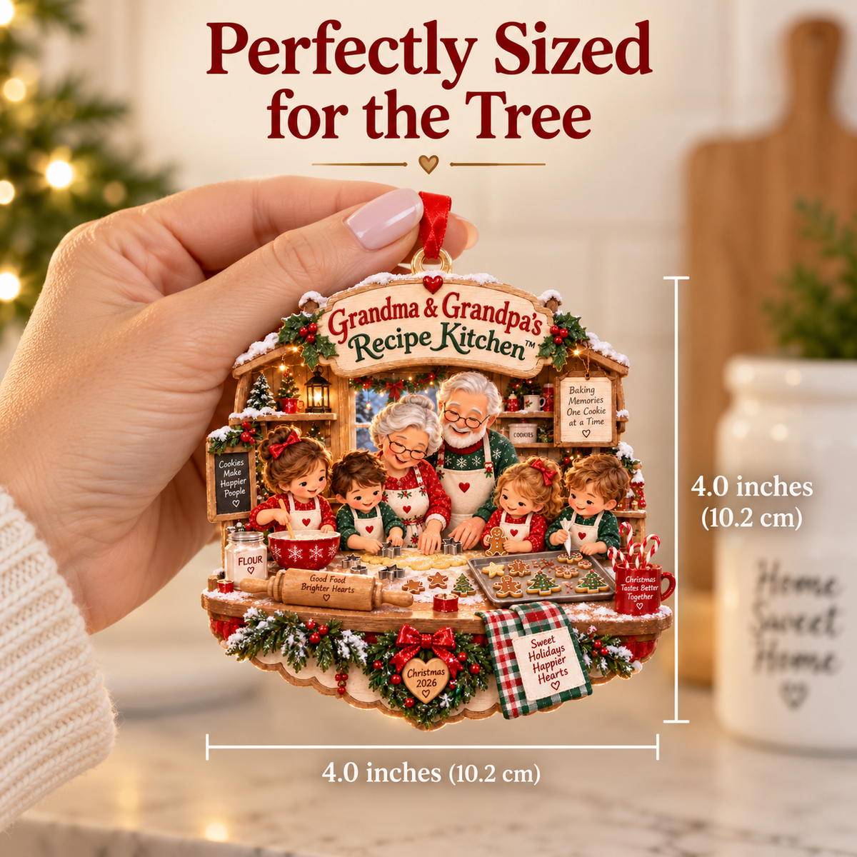 🎄 Grandma & Grandpa’s Recipe Kitchen™ – Christmas Family Baking Keepsake ❤️