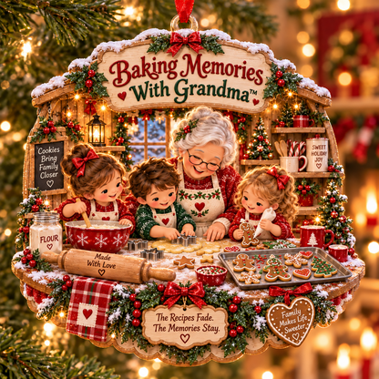 🎄 Grandma & Grandpa’s Recipe Kitchen™ – Christmas Family Baking Keepsake ❤️