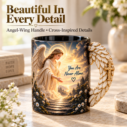🪽 Angel’s Embrace™ ✨– Guardian Angel Heat-Reveal Mug | You Are Never Alone