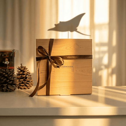 Inexcepted  Wooden Manta Ray — The Gift Dad Won’t Forget 🐦‍⬛