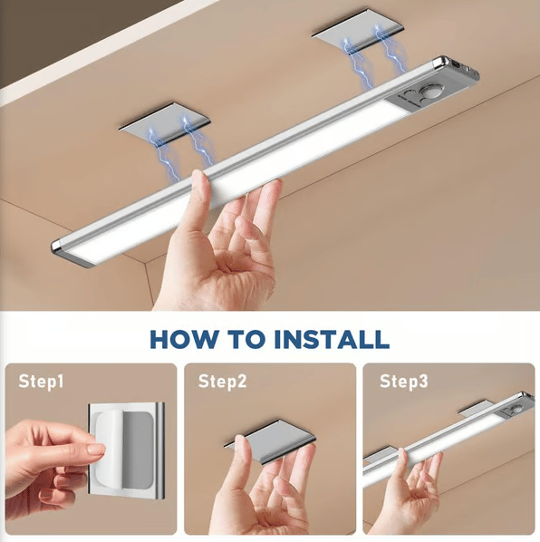 🔥Punch-free Smart Sensor Magnetic Rechargeable LED Lights