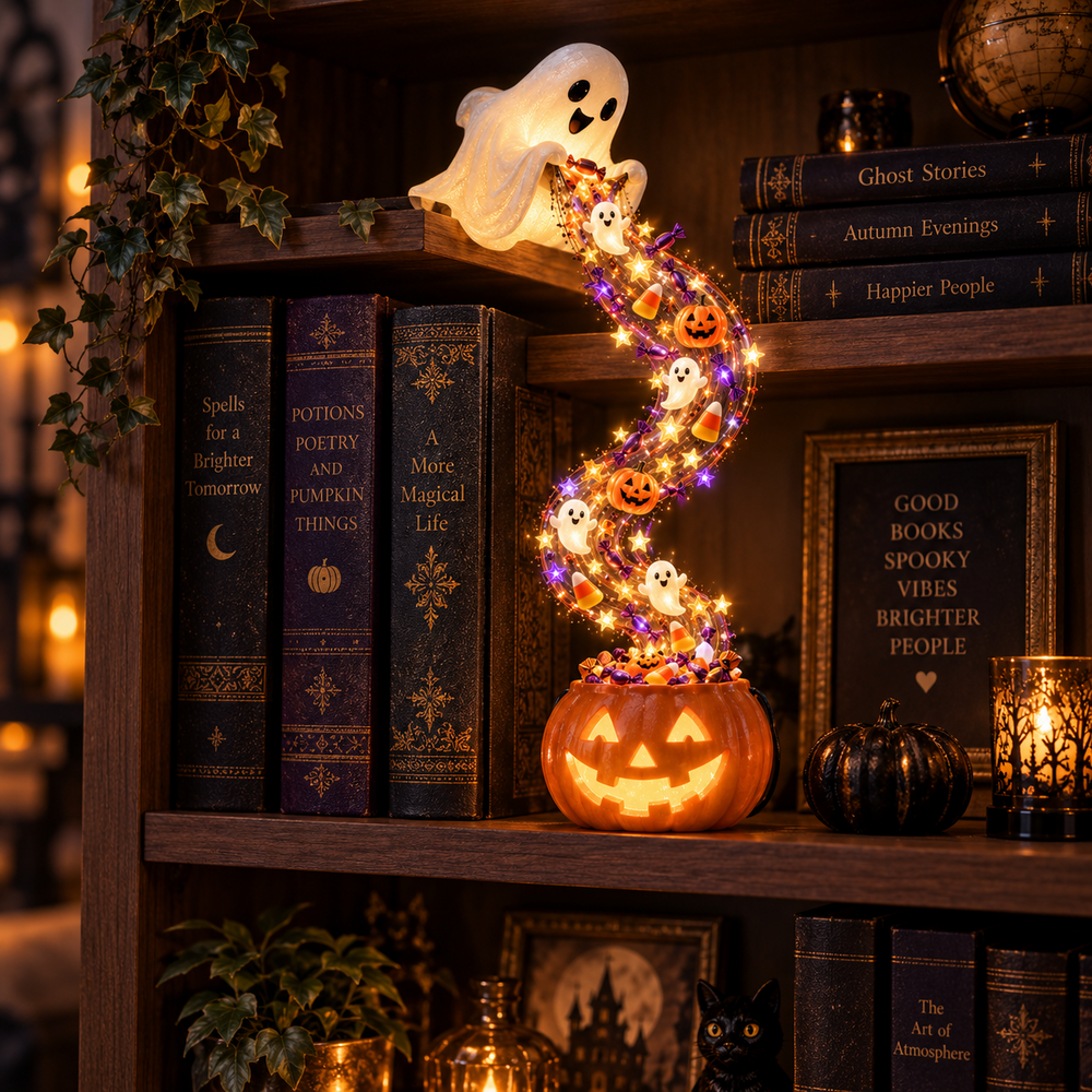 Ghost Halloween Magic Cascade