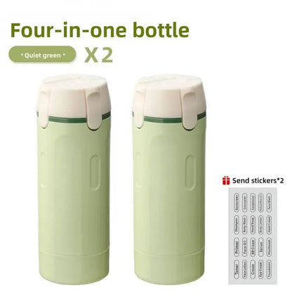 💖Hot 48% OFF🌹4-in-1 Portable Cosmetic & Shampoo Dispenser – Compact Travel Storage Bottle✈️