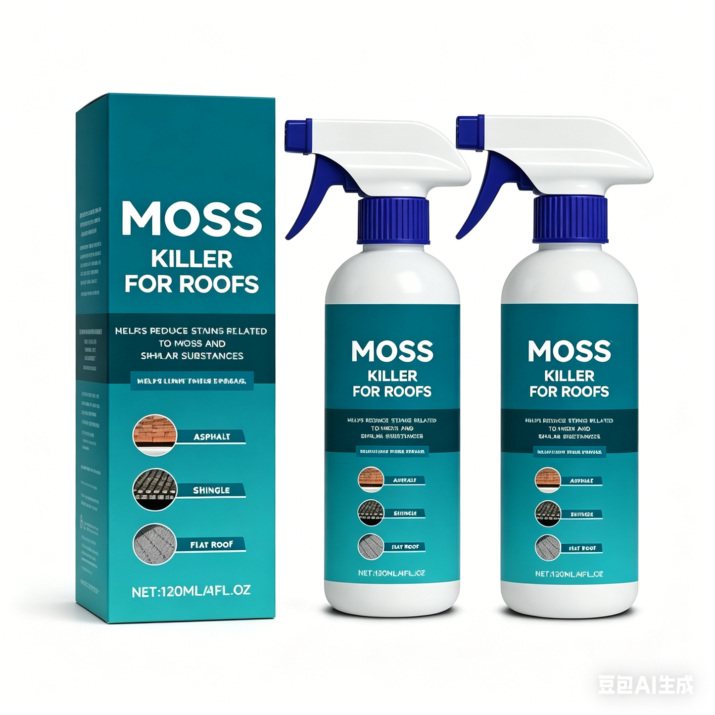 🔥Hot Sale - 49% OFF🔥Multi-Surface Roof Moss & Algae Cleaner Spray