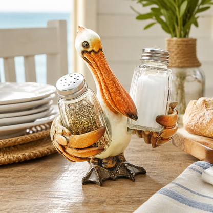 ⚡Hot Sales 49% OFF🔥-Coastal Animal Salt & Pepper Shaker Holder Set