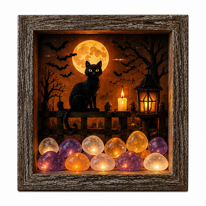 Halloween Shadow Box Night Light