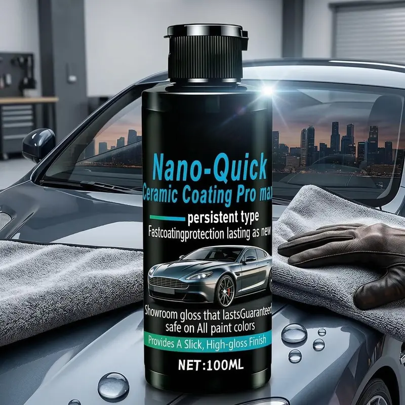 🚗 Nano Ceramic Car Coating | Hydrophobic Gloss Finish⏳