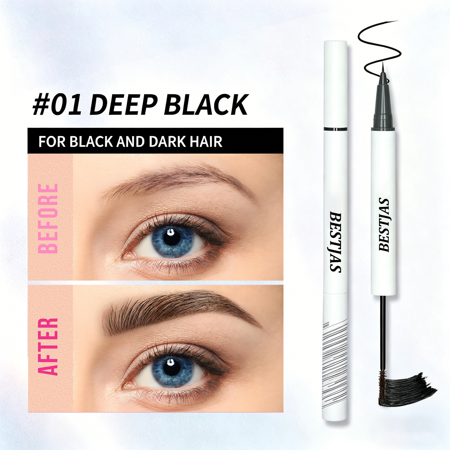 All-day setting, sculpting, long-lasting, waterproof eyebrow gel