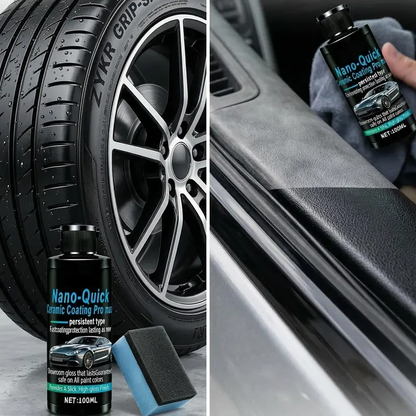 🚗 Nano Ceramic Car Coating | Hydrophobic Gloss Finish⏳