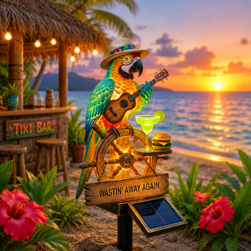 🔥Last Day 49% OFF🔥 - 🌴 Solar-Powered Parrot Garden Light