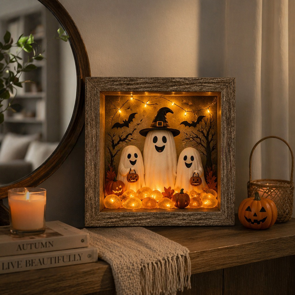 Halloween Shadow Box Night Light