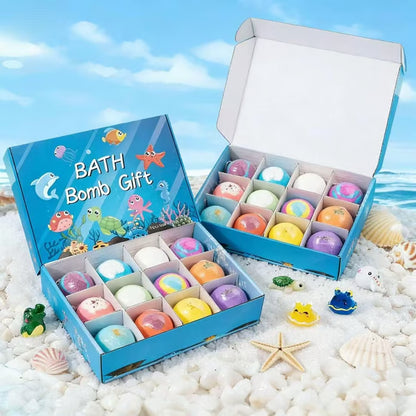 Natural Bath Bombs for Kids with Mega Bubbles