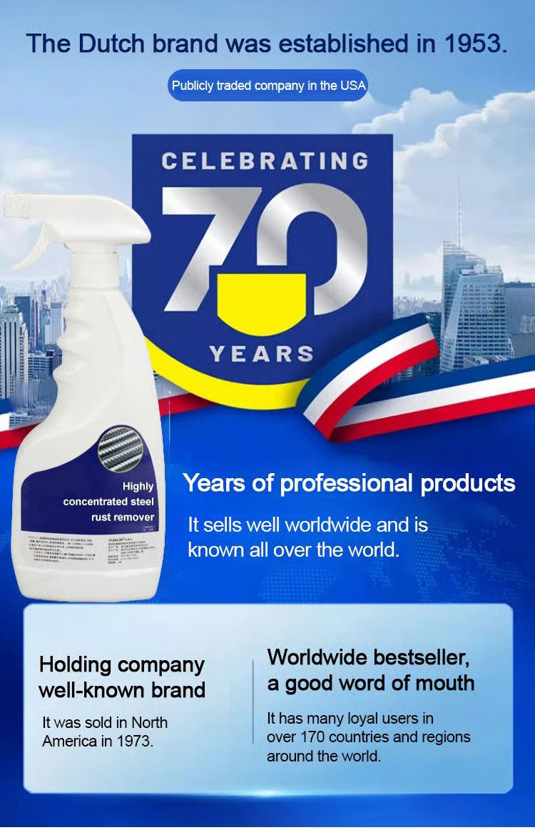 🏆Last Day Sale -50% OFF⚡Highly Concentrated Rust Remover for Steel & Iron – Deep-Acting, Effortless, and Metal-Safe