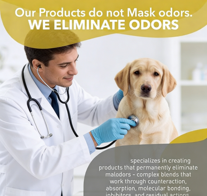 Kennel Odor Eliminator 🍑  Concentrate – Non-Enzymatic, Apricot & Fresh Scents for Tough Pet Odors