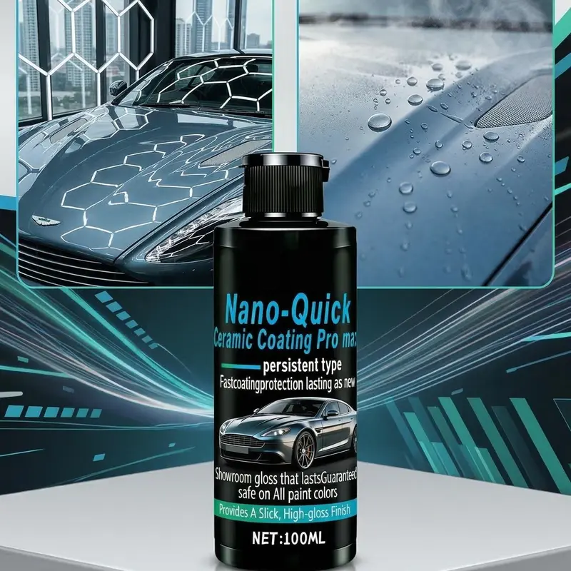 🚗 Nano Ceramic Car Coating | Hydrophobic Gloss Finish⏳