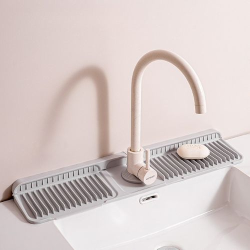 Silicone Faucet Splash Guard – Drip Mat for Sink & Basin