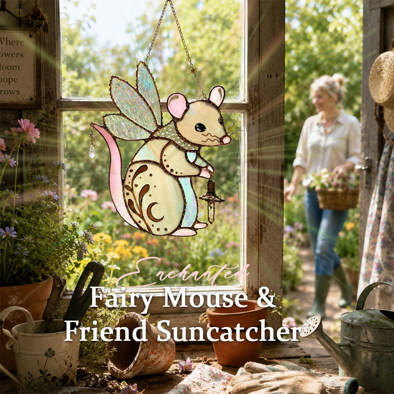 🎁Last Day 50% OFF🌸Enchanted Fairy Mouse Suncatcher 💗