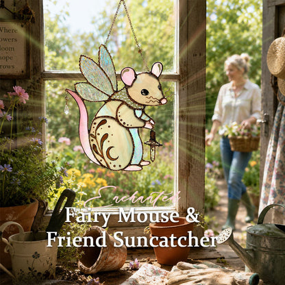 🎁Last Day 50% OFF🌸Enchanted Fairy Mouse Suncatcher 💗