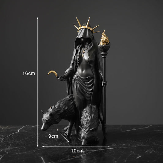 🔥 Last Day 49% OFF🌙🖤Hecate Niktipolos Resin Statue
