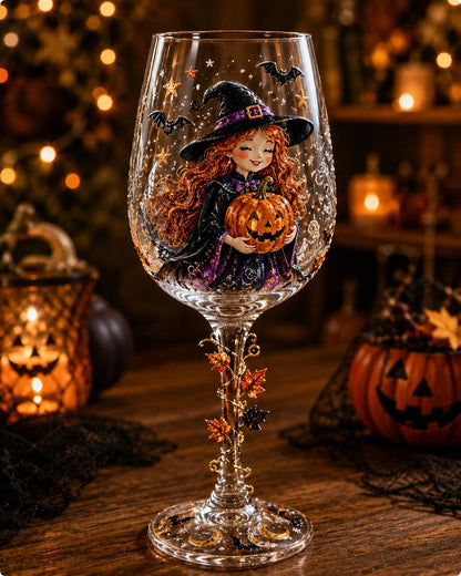 🔥🎁Halloween 3D Wine Glass Collection Gift Box Set✨