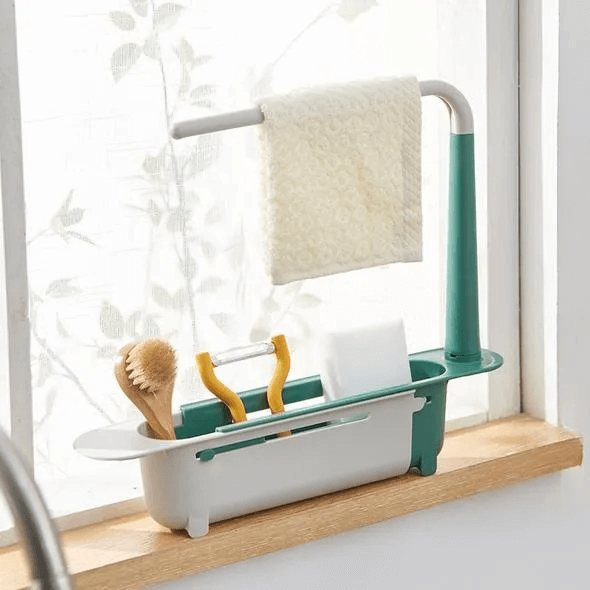 ⚡Updated Telescopic Sink Storage Rack