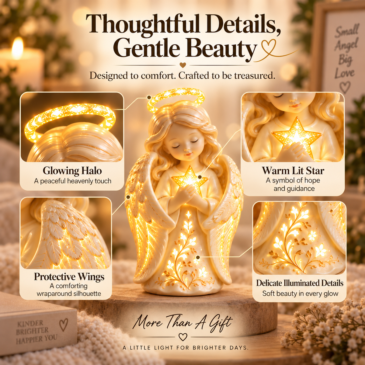 🔥 Last Day 50% OFF-✨ Pocket Hug Angel Light – A Comforting Keepsake for Brighter Days
