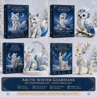 🏆Buy 2 Get 10%off &Free shipping🧵💙Arctic Winter Guardians DIY Patchwork Kit❄️