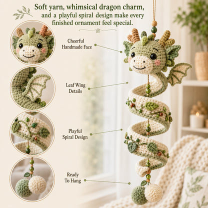 🔥Buy 3, Get 1 Free 🔥🐉 DIY Dragon Spiral Hanging Ornament Kit