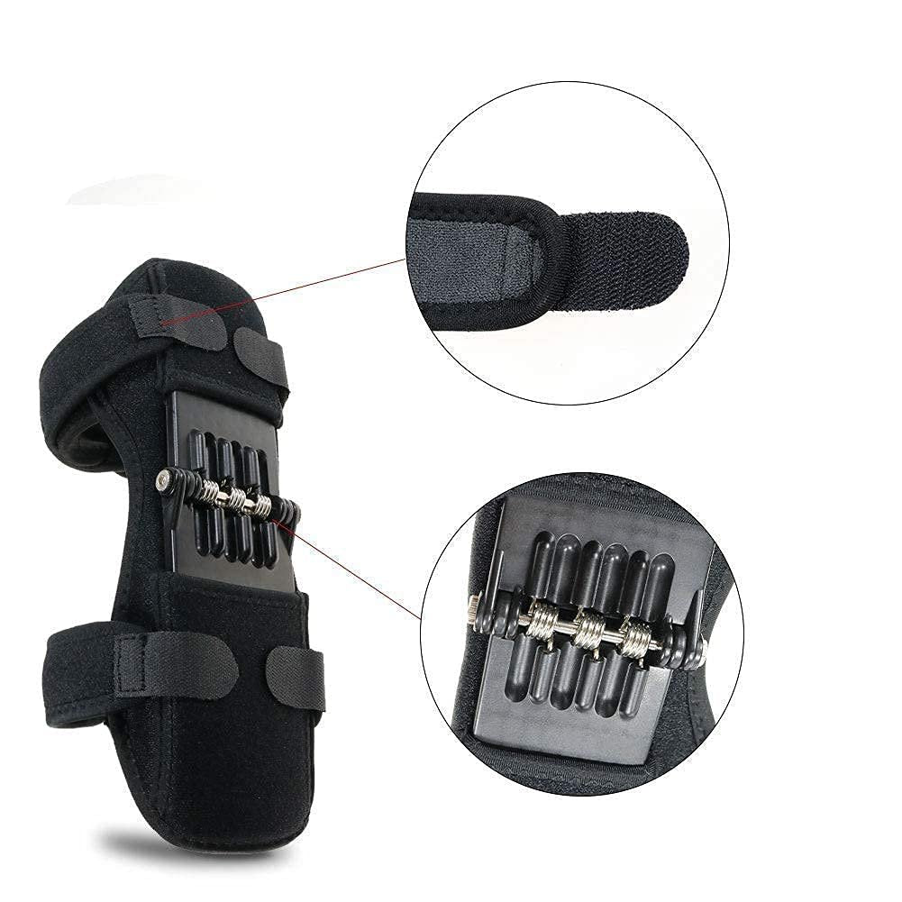 Power Knee Support Booster with Spring Force | Pain Relief & Joint Stability Brace (Pair)
