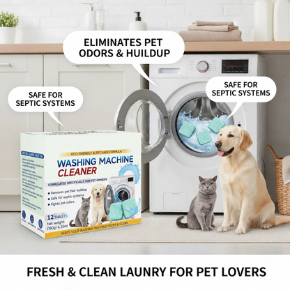 ⚡50K+ SOLD!🔥🔥SOPAMI Eco-Friendly Washing Machine Cleaner Fights Pet Odors⏳