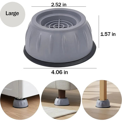 🏠 Anti-Vibration Washing Machine Stabilizer Pads (4-Pack)
