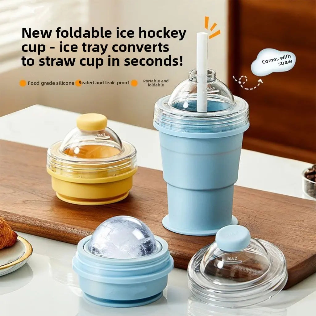 🔥Last Day 70% OFF🔥Portable Foldable Ice Ball Cup Silicone