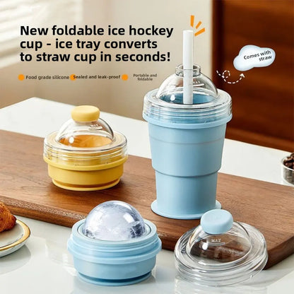 🔥Last Day 70% OFF🔥Portable Foldable Ice Ball Cup Silicone