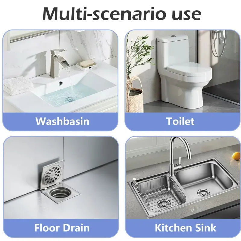 High Pressure Toilet Plunger For Unclogging Toilet Bathroom-Save Money on Expensive Plumbing Repairs