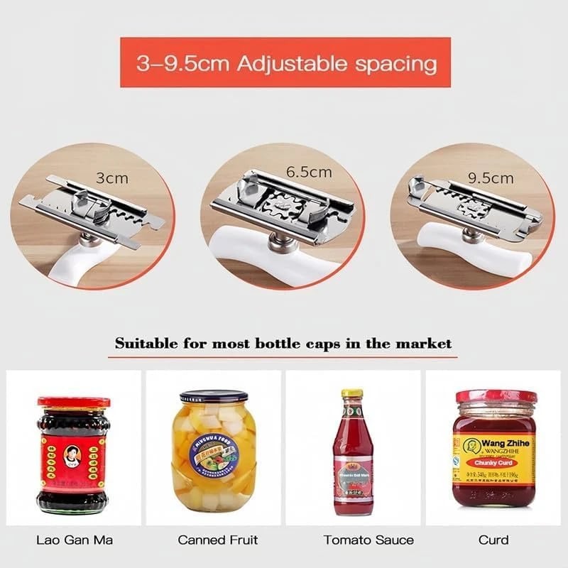 💪LAST DAY 70% off🫙 Adjustable Jar Opener Easy Lid Remover