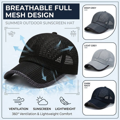 🧢Outdoor Sun Protection Hat – Lightweight, Breathable & Quick-Dry