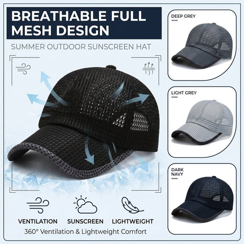 🧢Outdoor Sun Protection Hat – Lightweight, Breathable & Quick-Dry